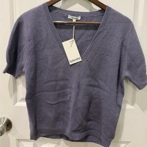 Splendid Lavender Knit Top